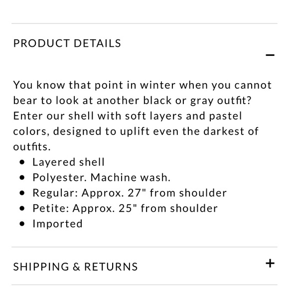 WHBM Shadow Stripe Shell Metallic Layered Tank XS - Picture 4 of 8